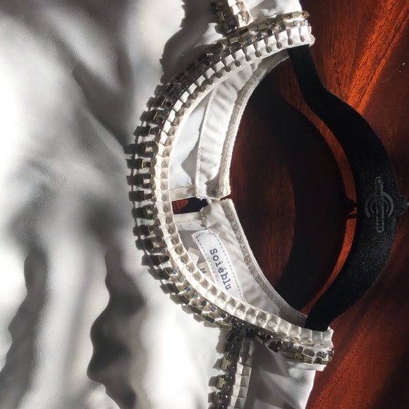 Soieblu MED beaded neckline formal jumpsuit - Picture 4 of 4